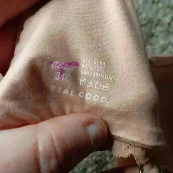 NWT Lady's Butterly Meangirls Pink AERIE bra (#255) - Picture 3 of 5